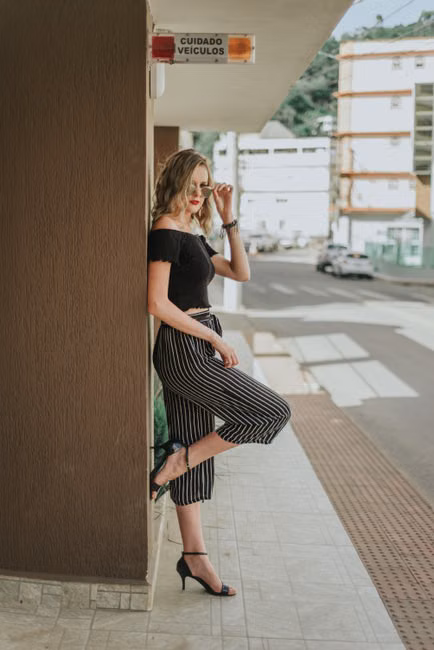 Calça Wide Leg